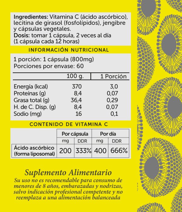 Vitamina C 60 Cápsulas